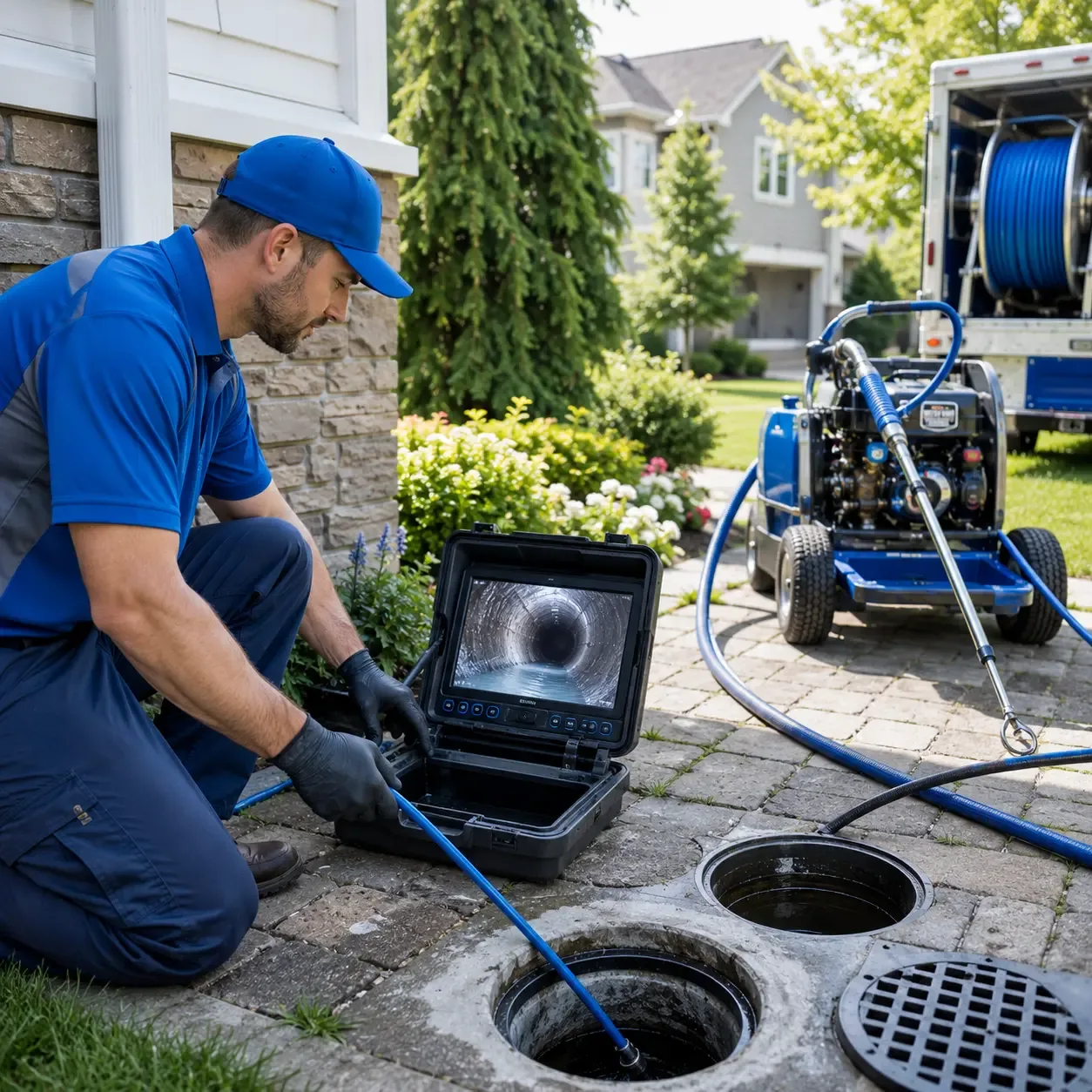 Outdoor drain cleaning professionals serving Waterford, MI