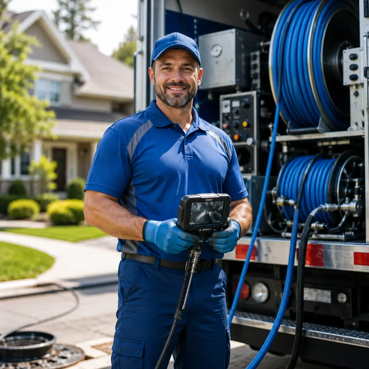 Local outdoor drain cleaning specialists in Waterford, MI